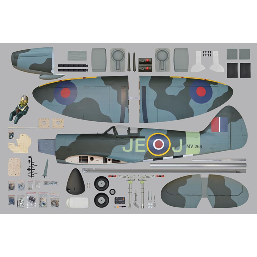 1:4 3/4 Spitfire 50-61cc Electric/Gas ARF