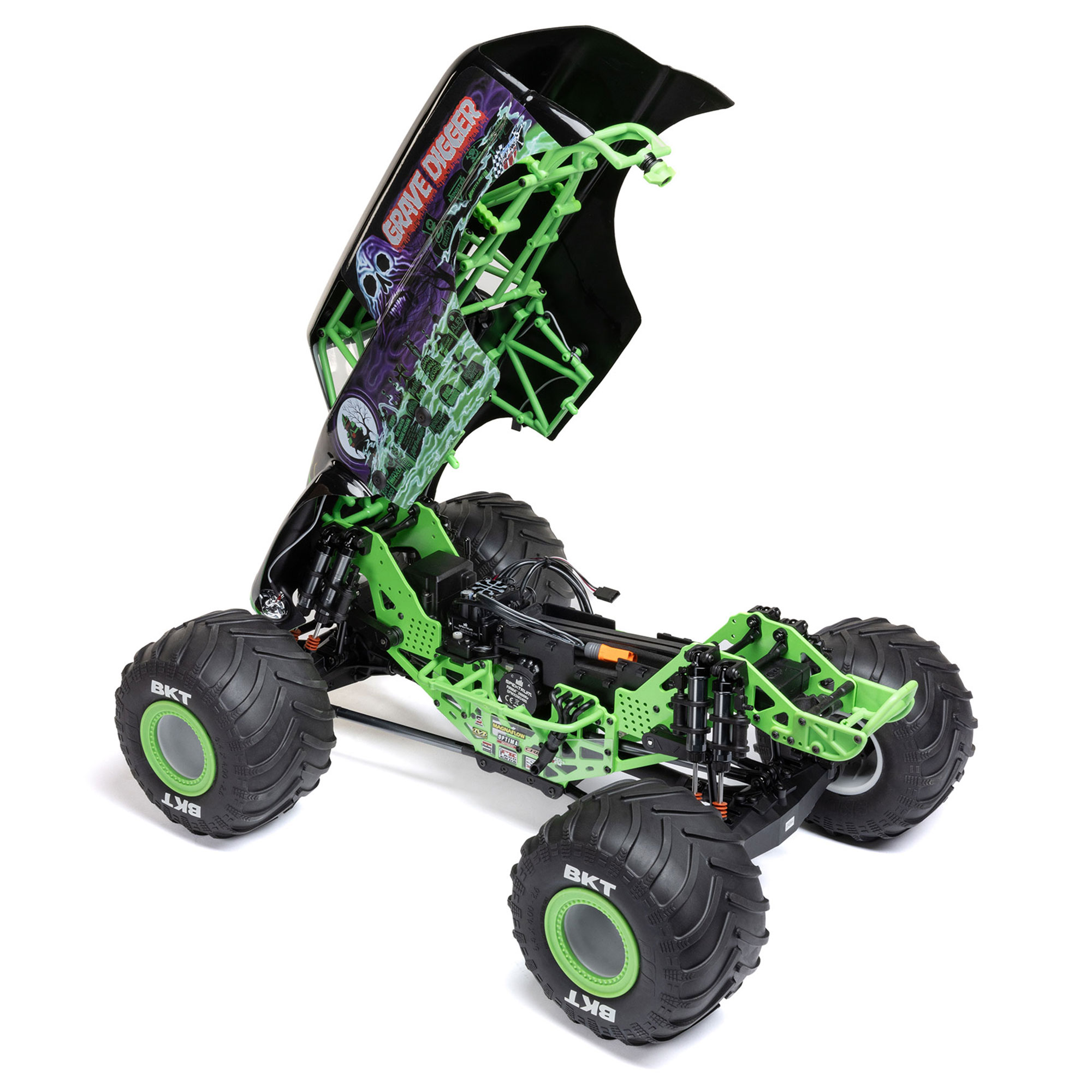 1/8 LMT 2.0 Grave Digger 4X4 Solid Axle Brushless Monster Truck RTR, Green