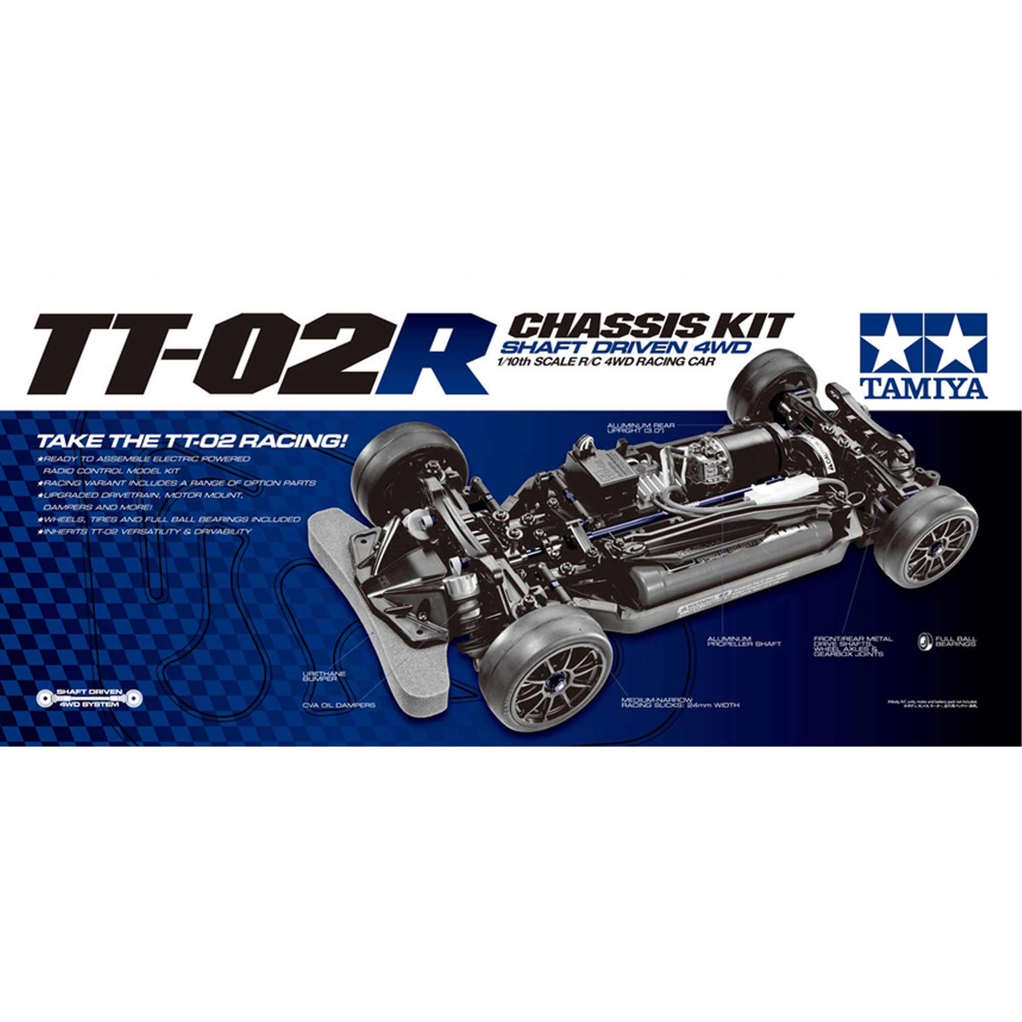 1/10 TT-02R 4x4 Chassis Kit