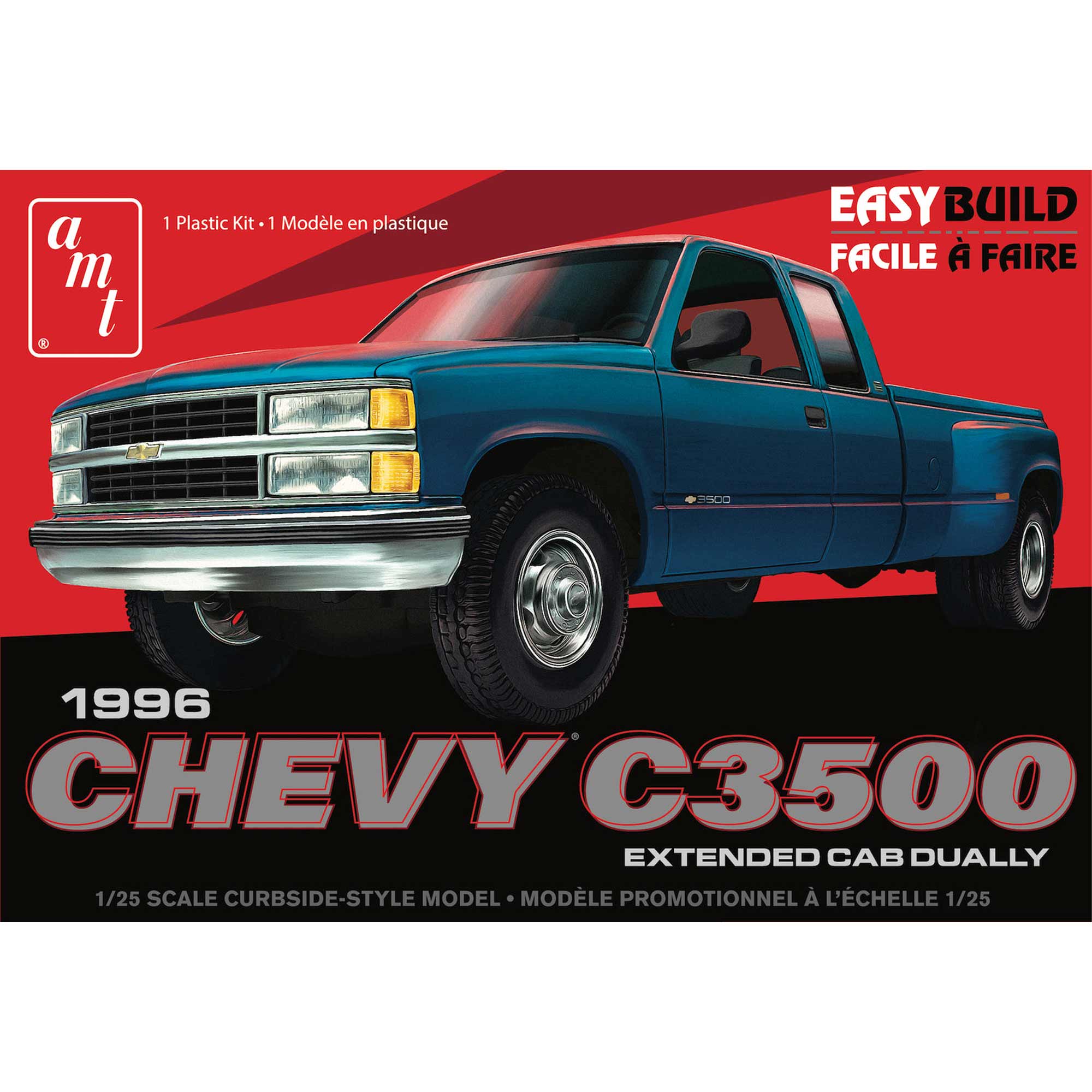1/25 1996 Chevrolet C-3500 Dually Pickup EasyBuild Model Kit