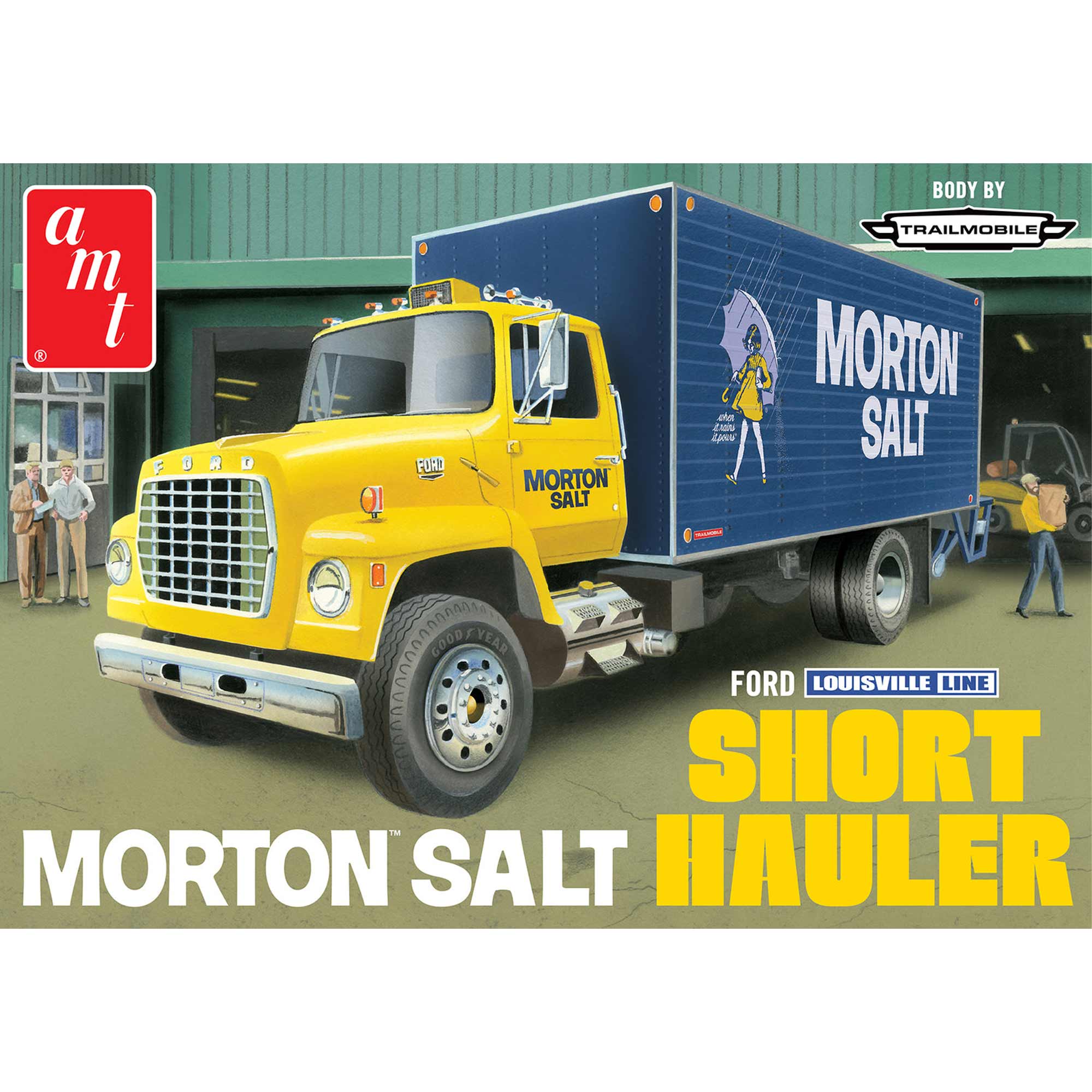 1/25 Ford Louisville Short Hauler Morton Salt Model Kit