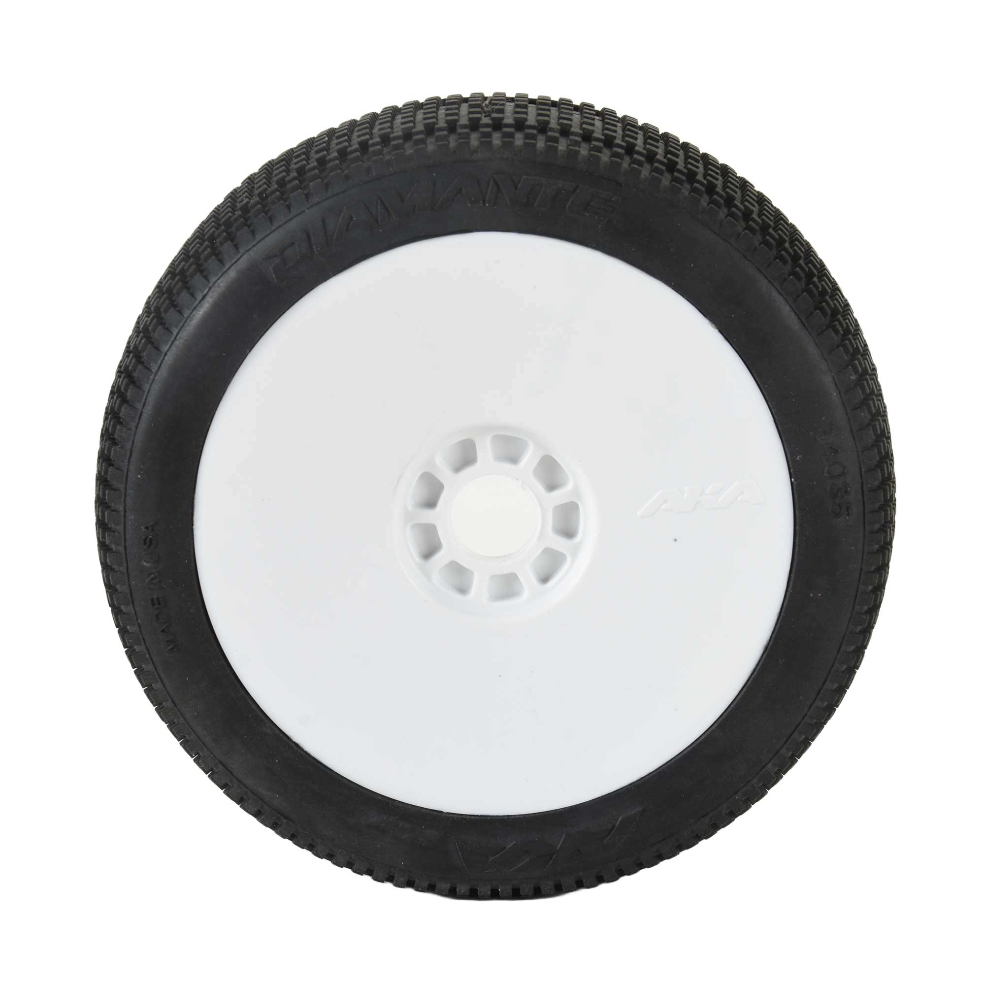 1/8 Diamante SSLW Off-Road Tires Racer Bundle, White Wheels: Buggy