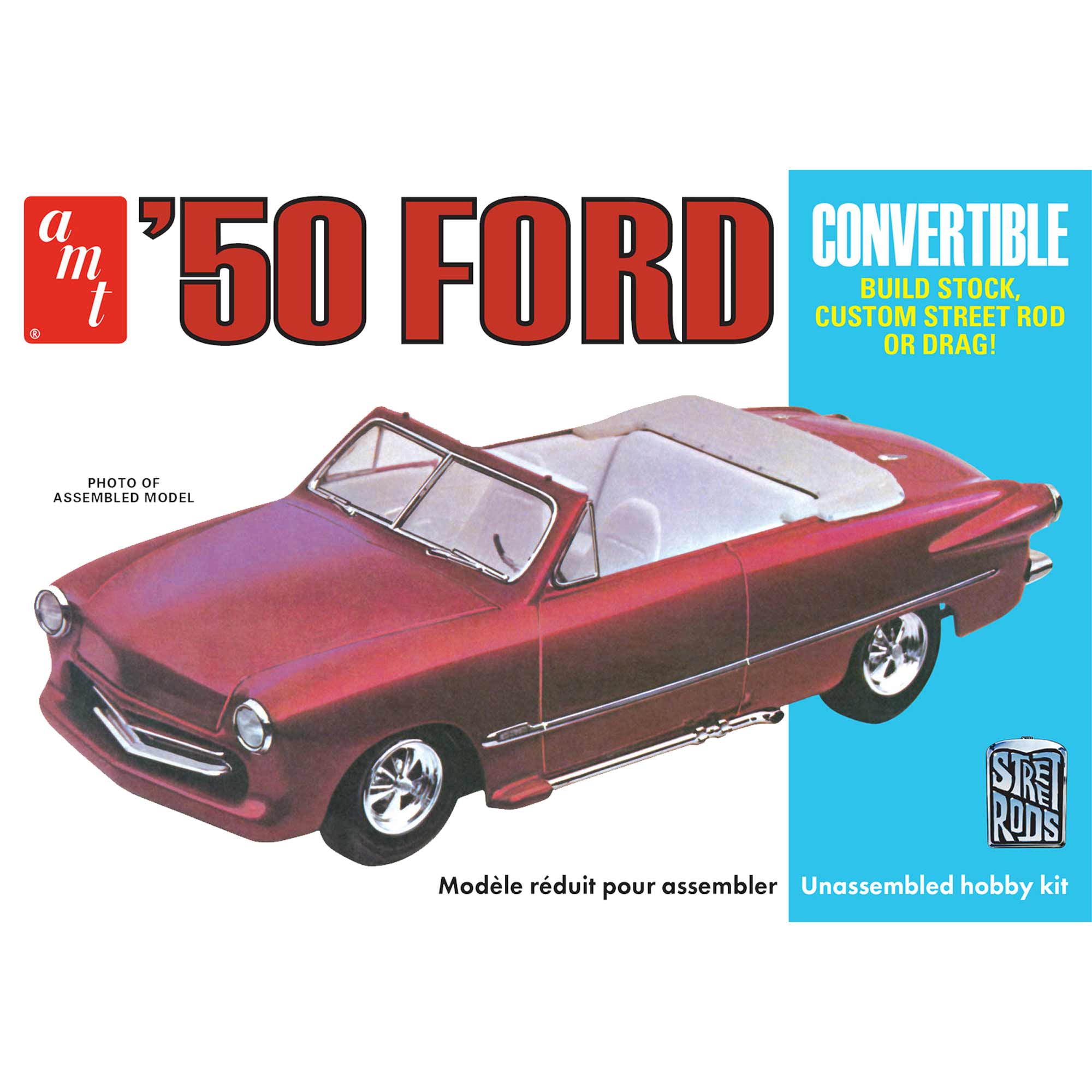 1/25 1950 Ford Convertible Street Rods Edition Model Kit