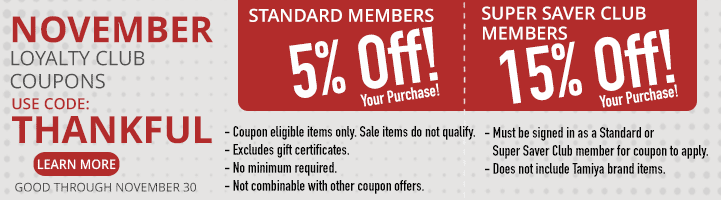 Tower Hobbies Monthy Coupon Codes